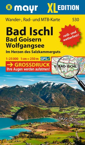 Mayr Wanderkarte Bad Ischl – Bad Goisern – Wolfgangsee XL 1:25.000