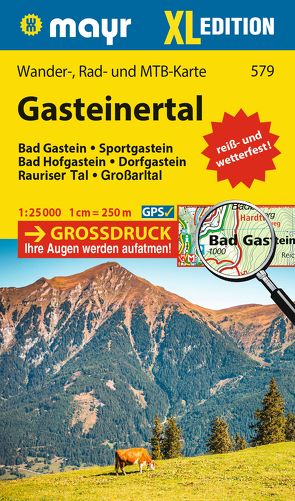 Mayr Wanderkarte Gasteinertal XL 1:25.000