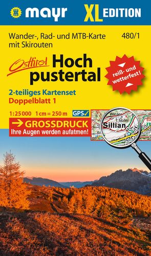 Mayr Wanderkarte Hochpustertal XL (2-Karten-Set) 1:25.000