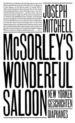 McSorley’s Wonderful Saloon von Koch,  Sven, Mitchell,  Joseph, Stumpf,  Andrea