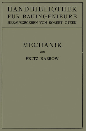 Mechanik von Otzen,  Robert, Rabbow,  Fritz
