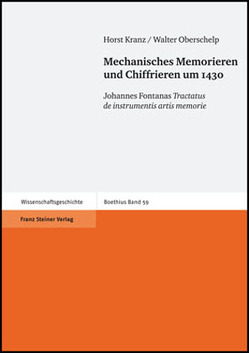 Mechanisches Memorieren und Chiffrieren um 1430 von Kranz,  Horst, Oberschelp,  Walter