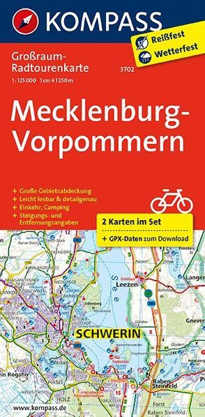 Mecklenburg-Vorpommern von KOMPASS-Karten GmbH