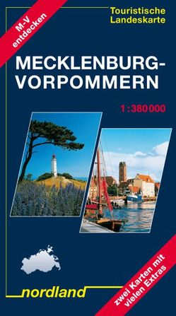 Mecklenburg-Vorpommern, Touristische Landeskarte von Kast,  Peter