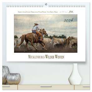 Mecklenburgs Wilder Westen (hochwertiger Premium Wandkalender 2024 DIN A2 quer), Kunstdruck in Hochglanz von Wrede,  Martina