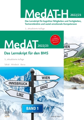 MedAT Set Bd.1+2 (BMS 3.A.+/KFF/TV/SEK 2.A) 2022/2023 von Barus,  Sinan, Hagen,  Flora, Tafrali,  Deniz, Windisch,  Paul Yannick