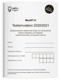 Die originale MedAT Testsimulation von MEDithappen von Boztepe,  Bedirhan, Casetti,  Pascal