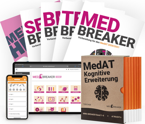 MEDBREAKER | MedAT-Erfolgspaket 2023/2024 von | MedAT,  MEDBREAKER, Altendorfer,  BSc,  Alexander, Buchleitner,  Tara, Gmainer,  Daniel, Haas,  Dr. med. univ. Philipp, Hartinger,  Mag. Veronika, Heiss,  Mag. Carina A., Kronreif,  Dr. med. univ. Christian, Leitner,  Dr. med. univ. Miriam, Marktl,  Annika, Milovanovic,  Viktoria, Neulinger,  Michael, Päuerl,  Tanja, Reiter,  Magdalena, Schütz,  MSc,  Christiane, Starnberger,  PhD,  Mag. rer. nat Iris, Strohhofer,  Christoph, Zinsser,  Reinhard, Zunzer,  Mag. Dr. Stefan