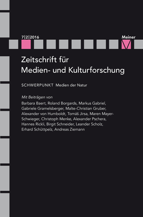 Medien der Natur von Engell,  Lorenz, Siegert,  Bernhard