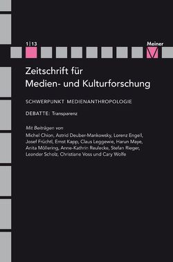 Medienanthropologie von Engell,  Lorenz, Siegert,  Bernhard