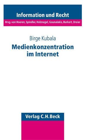 Medienkonzentration im Internet von Kubala,  Birge