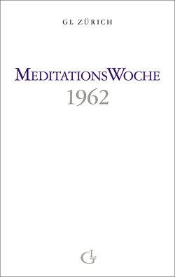 Meditationswoche 1962 von Brunner,  Beatrice
