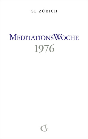 Meditationswoche 1976 von Brunner,  Beatrice