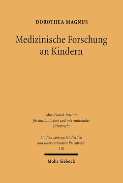 Medizinische Forschung an Kindern von Magnus,  Dorothea