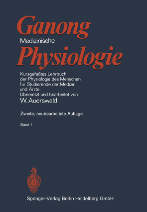 Medizinische Physiologie von Auerswald,  Wilhelm, Ganong,  William Francis