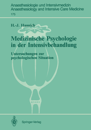 Medizinische Psychologie in der Intensivbehandlung von Hannich,  Hans-Joachim, Lawin,  P.