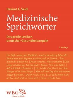 Medizinische Sprichwörter von Seidl,  Helmut A.