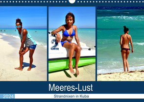Meeres-Lust – Strandnixen in Kuba (Wandkalender 2024 DIN A3 quer), CALVENDO Monatskalender von von Loewis of Menar,  Henning