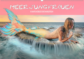Meerjungfrauen – Fantasieschönheiten (Wandkalender 2021 DIN A2 quer) von Brunner-Klaus,  Liselotte