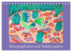 Meerjungfrauen und Waldnymphen (Tischkalender 2024 DIN A5 quer), CALVENDO Monatskalender von Niisirum,  Niisirum