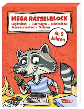 Mega Rätselblock – Logikrätsel, Quizfragen, Silbenrätsel, Kreuzworträtsel, Sudokus von Kiefer,  Philip, Leuchtenberg,  Stefan