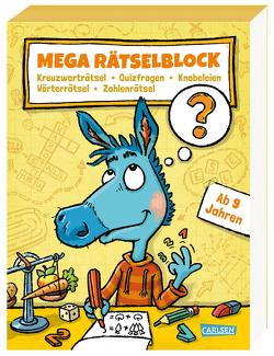 Mega Rätselblock – Kreuzworträtsel, Quizfragen, Knobeleien, Wörterrätsel, Zahlenrätsel von Fischer,  Lucia, Leuchtenberg,  Stefan
