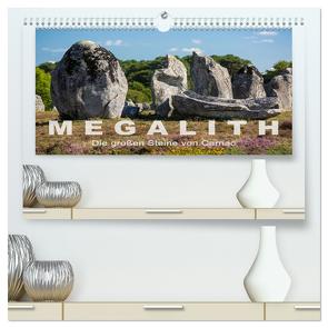 Megalith. Die großen Steine von Carnac (hochwertiger Premium Wandkalender 2024 DIN A2 quer), Kunstdruck in Hochglanz von Benoît,  Etienne