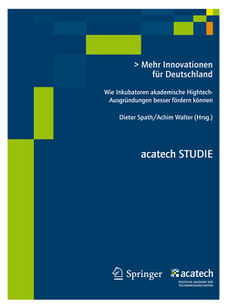 Mehr Innovationen für Deutschland von Spath,  Dieter