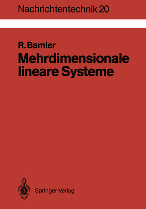 Mehrdimensionale lineare Systeme von Bamler,  Richard