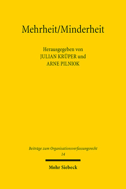Mehrheit/Minderheit von Krüper,  Julian, Pilniok,  Arne