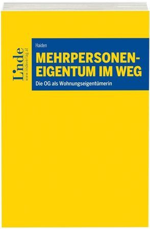 Mehrpersoneneigentum im WEG von Haiden,  Katharina