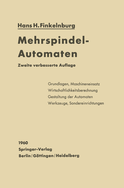 Mehrspindel-Automaten von Finkelnburg,  Hans H.