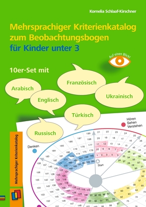 Mehrsprachiger Kriterienkatalog zum Beobachtungsbogen für Kinder unter 3 von Schlaaf-Kirschner,  Kornelia