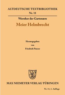 Meier Helmbrecht von Panzer,  Friedrich, Wernher der Gartenære