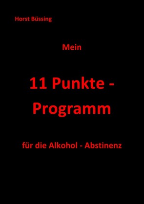 Mein 11 Punkte – Programm von Büssing,  Horst