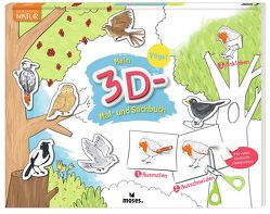 Mein 3D Mal- und Sachbuch – Vögel von Maas,  Annette, Schrade,  Sophia