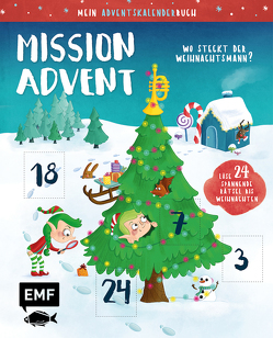 Mein Adventskalender-Buch: Mission Advent – Wo steckt der Weihnachtsmann? von Thißen,  Sandy