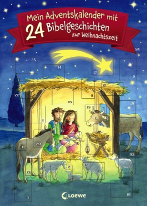 Mein Adventskalender mit 24 Bibelgeschichten zur Weihnachtszeit von Benn,  Amelie, Hochmann,  Carmen