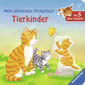 Mein allererstes Stickerbuch: Tierkinder von Cuno,  Sabine, Dal Lago,  Gabriele