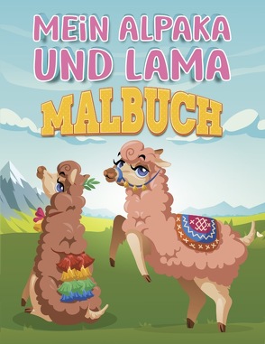 Mein Alpaka und Lama Malbuch von Melanie,  Sommer