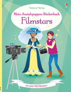 Mein Anziehpuppen-Stickerbuch: Filmstars von Arrowsmith,  Vicky, Osborne,  Heike, Watt,  Fiona