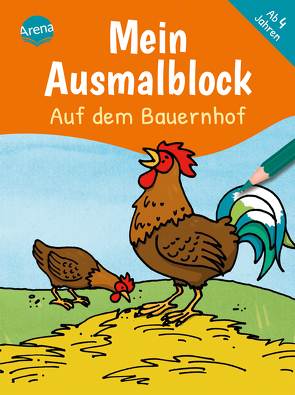 Mein Ausmalblock. Auf dem Bauernhof von Nicolas,  Birgitta