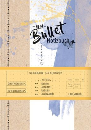 Mein Bullet Notizbuch – Watercolor blau von Wolff,  Katrin