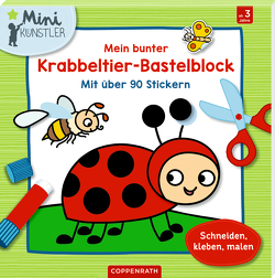 Mein bunter Krabbeltier-Bastelblock von Labuch,  Kristin