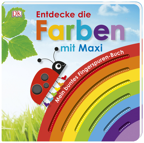 Mein buntes Fingerspuren-Buch. Entdecke die Farben mit Maxi von Jaekel,  Franziska