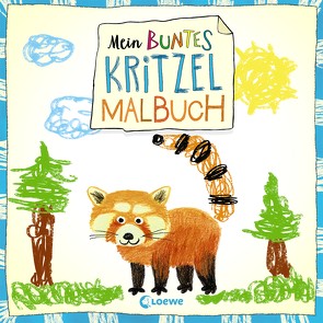 Mein buntes Kritzel-Malbuch (Roter Panda) von Pautner,  Norbert