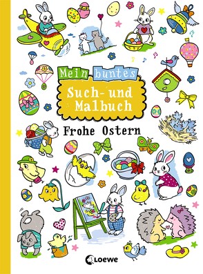 Mein buntes Such- und Malbuch: Frohe Ostern von Rupp,  Larissa
