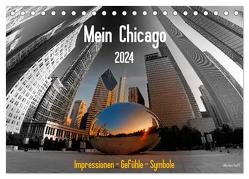 Mein Chicago. Impressionen – Gefühle – Symbole (Tischkalender 2024 DIN A5 quer), CALVENDO Monatskalender von Hans Steffl MHS Photography,  Mike