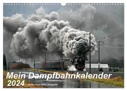 Mein Dampfbahnkalender 2024 (Wandkalender 2024 DIN A3 quer), CALVENDO Monatskalender von Franz Müller,  Günter