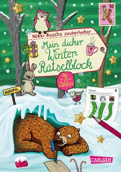 Mein dicker Winter-Rätselblock von Busch,  Nikki, Hahn,  Christiane